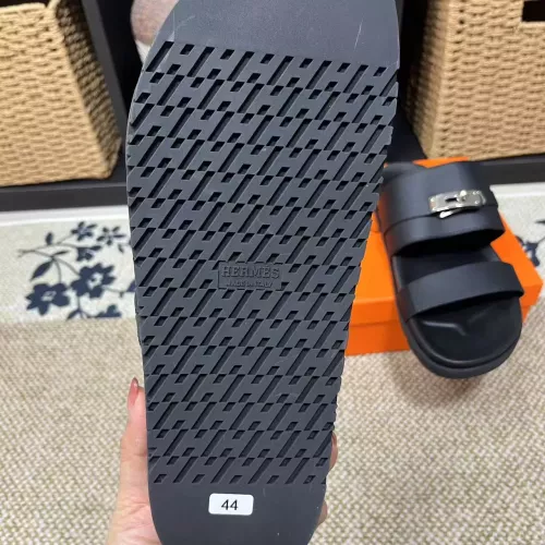 Replica Hermes Slippers For Men #1340336 $60.00 USD for Wholesale