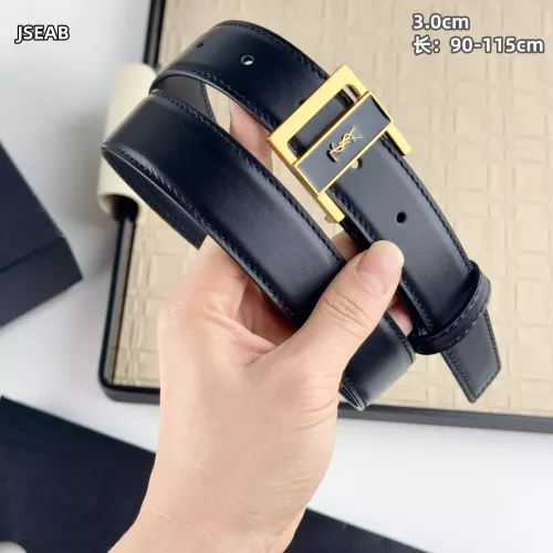 Replica Yves Saint Laurent AAA Quality Belts In 3.0cm For Women #1340344 $48.00 USD for Wholesale