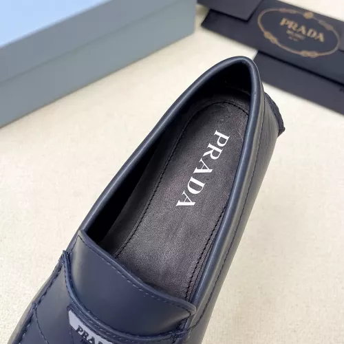 Replica Prada Leather Shoes For Men #1340355 $125.00 USD for Wholesale