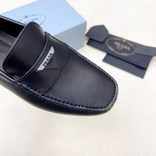 Replica Prada Leather Shoes For Men #1340356 $125.00 USD for Wholesale