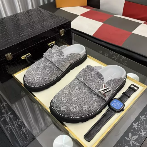 Louis Vuitton Slippers For Men #1340395 $80.00 USD, Wholesale Replica Louis Vuitton Slippers