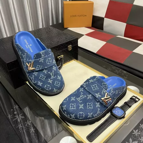 Replica Louis Vuitton Slippers For Men #1340396 $80.00 USD for Wholesale