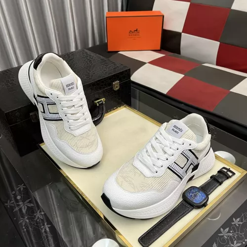 Replica Hermes Casual Shoes For Men #1340413 $98.00 USD for Wholesale