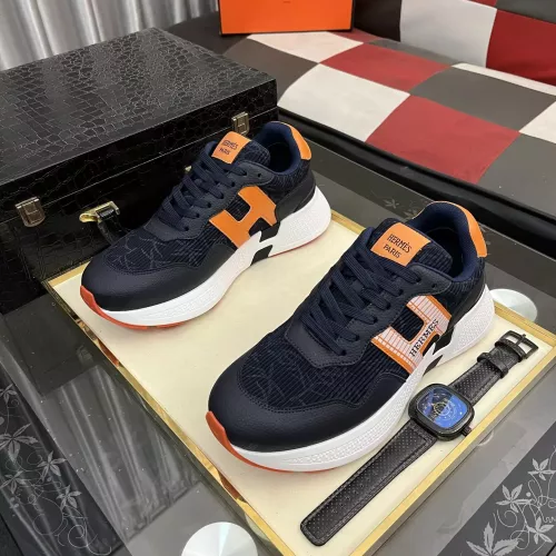 Replica Hermes Casual Shoes For Men #1340414 $98.00 USD for Wholesale