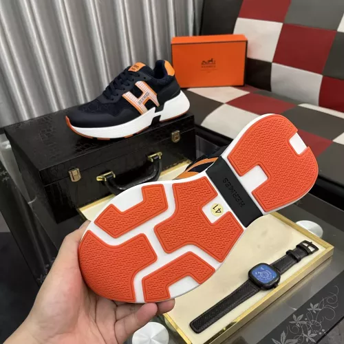 Replica Hermes Casual Shoes For Men #1340414 $98.00 USD for Wholesale