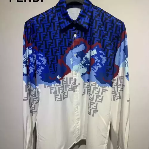 Fendi Shirts Long Sleeved For Men #1340451 $41.00 USD, Wholesale Replica Fendi Shirts