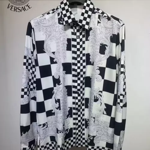 Versace Shirts Long Sleeved For Men #1340458 $41.00 USD, Wholesale Replica Versace Shirts