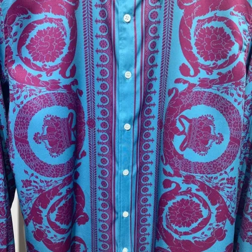 Replica Versace Shirts Long Sleeved For Men #1340461 $41.00 USD for Wholesale