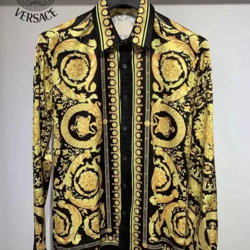 Versace Shirts Long Sleeved For Men #1340476 $41.00 USD, Wholesale Replica Versace Shirts