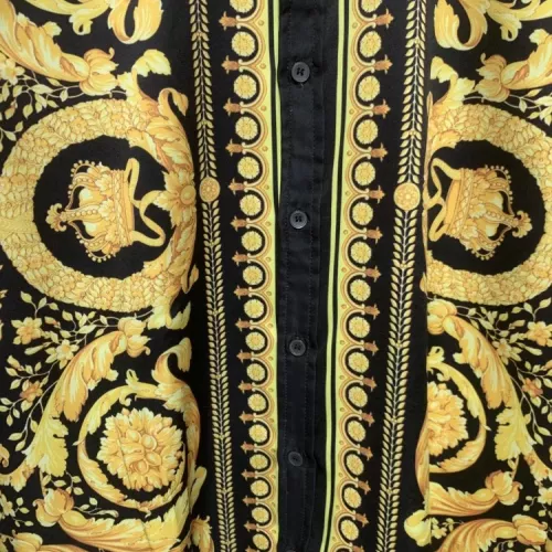 Replica Versace Shirts Long Sleeved For Men #1340476 $41.00 USD for Wholesale