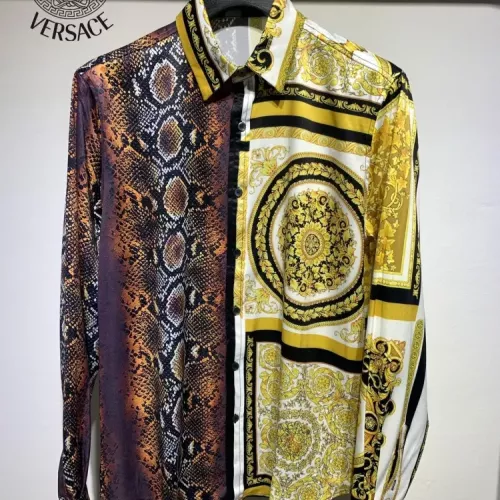 Versace Shirts Long Sleeved For Men #1340483 $41.00 USD, Wholesale Replica Versace Shirts