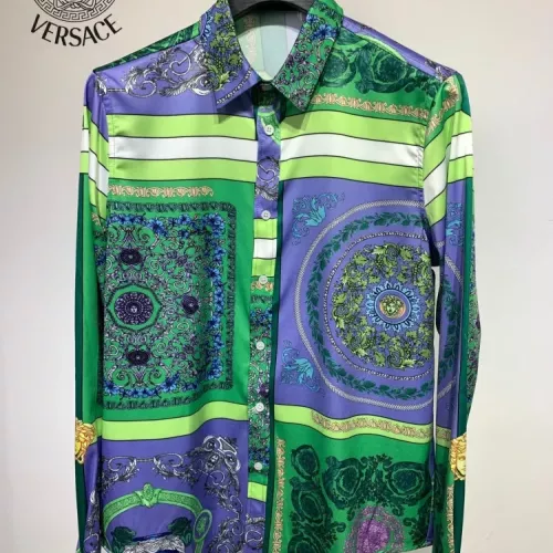 Versace Shirts Long Sleeved For Men #1340484 $41.00 USD, Wholesale Replica Versace Shirts