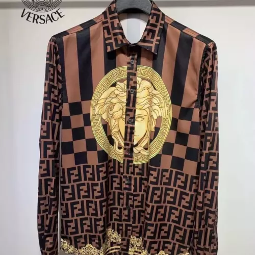 Versace Shirts Long Sleeved For Men #1340490 $41.00 USD, Wholesale Replica Versace Shirts