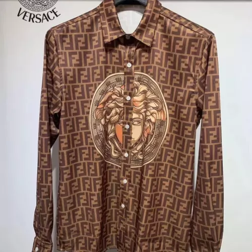 Versace Shirts Long Sleeved For Men #1340491 $41.00 USD, Wholesale Replica Versace Shirts