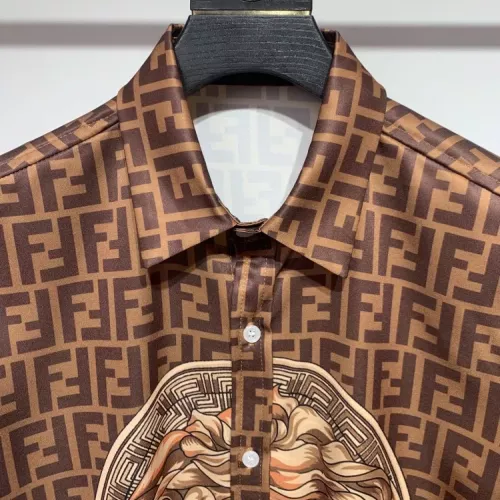 Replica Versace Shirts Long Sleeved For Men #1340491 $41.00 USD for Wholesale