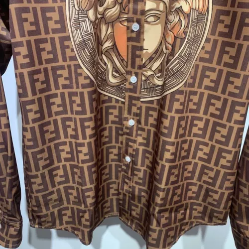 Replica Versace Shirts Long Sleeved For Men #1340491 $41.00 USD for Wholesale
