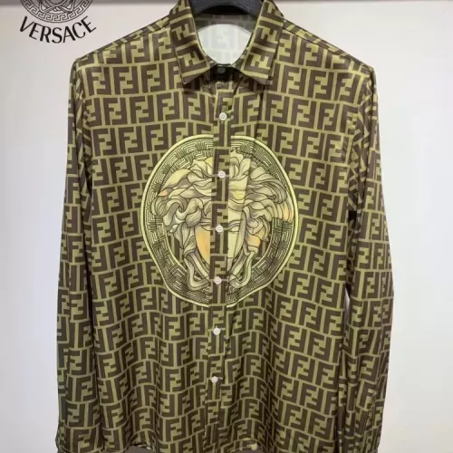 Versace Shirts Long Sleeved For Men #1340492 $41.00 USD, Wholesale Replica Versace Shirts
