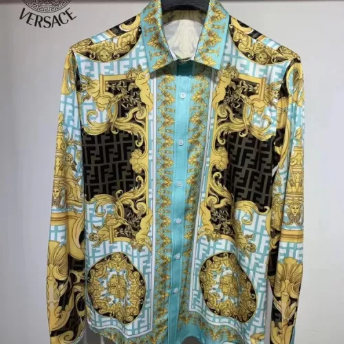 Versace Shirts Long Sleeved For Men #1340494 $41.00 USD, Wholesale Replica Versace Shirts