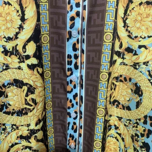 Replica Versace Shirts Long Sleeved For Men #1340495 $41.00 USD for Wholesale