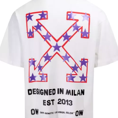 Off-White T-Shirts Short Sleeved For Unisex #1340581 $40.00 USD, Wholesale Replica Off-White T-Shirts