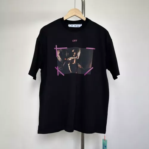 Off-White T-Shirts Short Sleeved For Unisex #1340597 $40.00 USD, Wholesale Replica Off-White T-Shirts