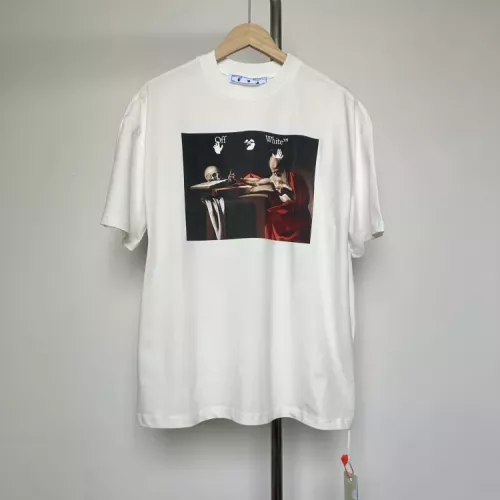 Off-White T-Shirts Short Sleeved For Unisex #1340609 $40.00 USD, Wholesale Replica Off-White T-Shirts