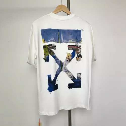 Off-White T-Shirts Short Sleeved For Unisex #1340613 $40.00 USD, Wholesale Replica Off-White T-Shirts