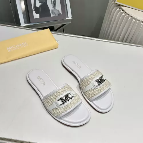 Michael Kors Slippers For Women #1341002 $76.00 USD, Wholesale Replica Michael Kors Slippers
