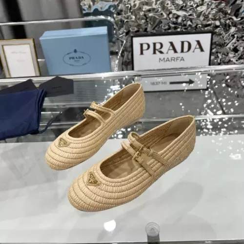 Prada Flat Shoes For Women #1341020 $122.00 USD, Wholesale Replica Prada Flat Shoes
