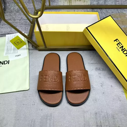 Fendi Slippers For Men #1341057 $76.00 USD, Wholesale Replica Fendi Slippers