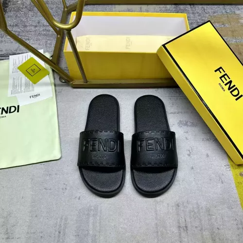 Fendi Slippers For Men #1341058 $76.00 USD, Wholesale Replica Fendi Slippers