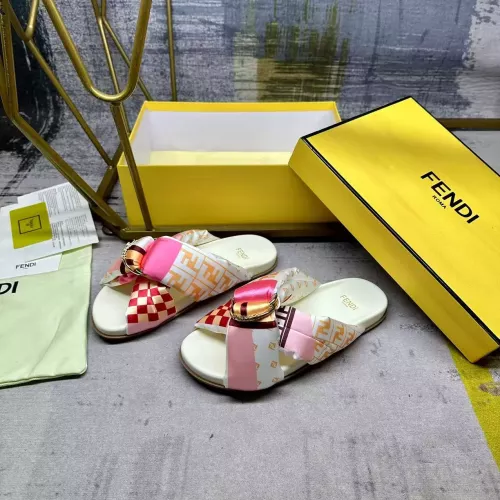 Fendi Slippers For Women #1341059 $88.00 USD, Wholesale Replica Fendi Slippers