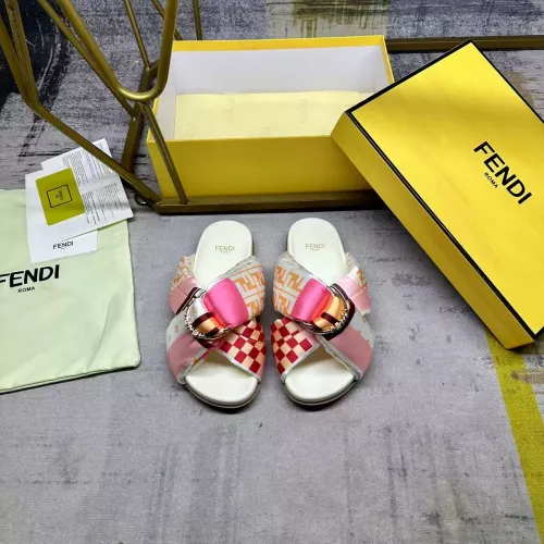 Replica Fendi Slippers For Women #1341059 $88.00 USD for Wholesale