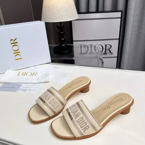 Christian Dior Slippers For Women #1341074 $85.00 USD, Wholesale Replica Christian Dior Slippers