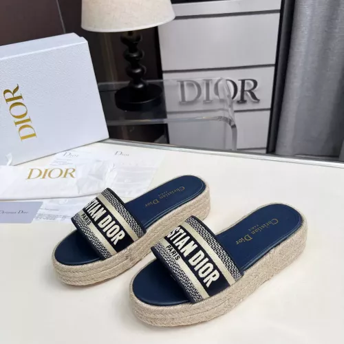 Christian Dior Slippers For Women #1341077 $82.00 USD, Wholesale Replica Christian Dior Slippers
