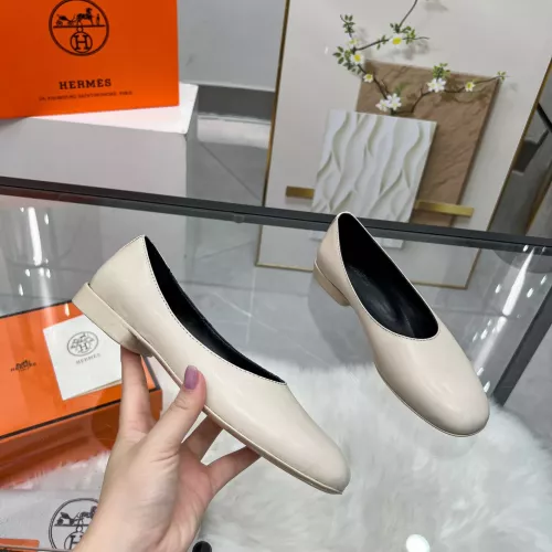 Replica Hermes Flat Shoes For Women #1341100 $98.00 USD for Wholesale