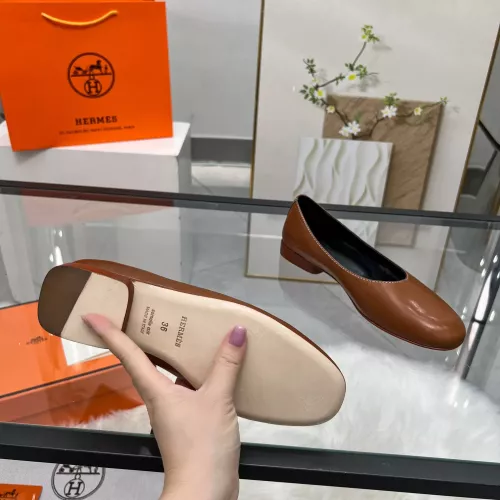 Replica Hermes Flat Shoes For Women #1341103 $98.00 USD for Wholesale