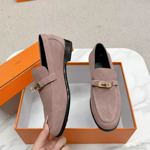 Hermes Leather Shoes For Women #1341216 $125.00 USD, Wholesale Replica Hermes Leather Shoes