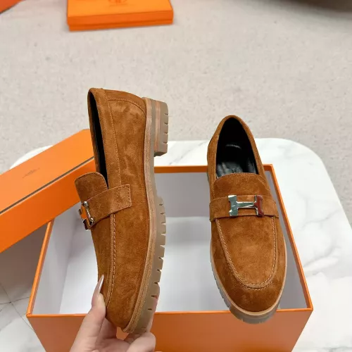 Hermes Leather Shoes For Women #1341222 $125.00 USD, Wholesale Replica Hermes Leather Shoes