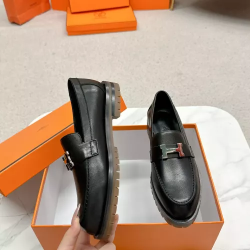 Hermes Leather Shoes For Women #1341226 $125.00 USD, Wholesale Replica Hermes Leather Shoes