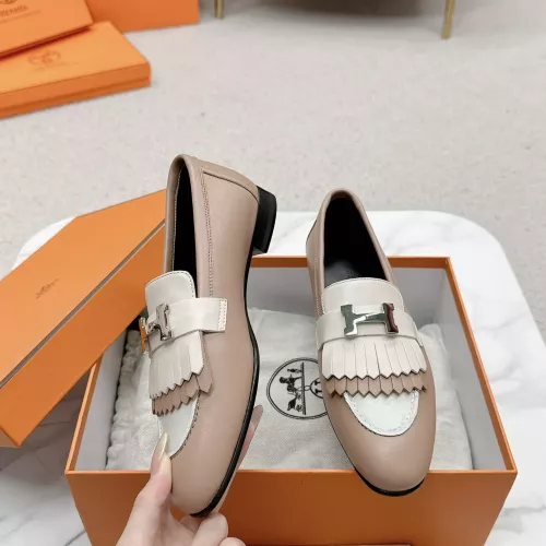 Hermes Leather Shoes For Women #1341228 $125.00 USD, Wholesale Replica Hermes Leather Shoes