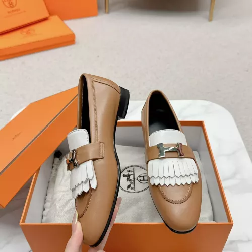 Hermes Leather Shoes For Women #1341229 $125.00 USD, Wholesale Replica Hermes Leather Shoes
