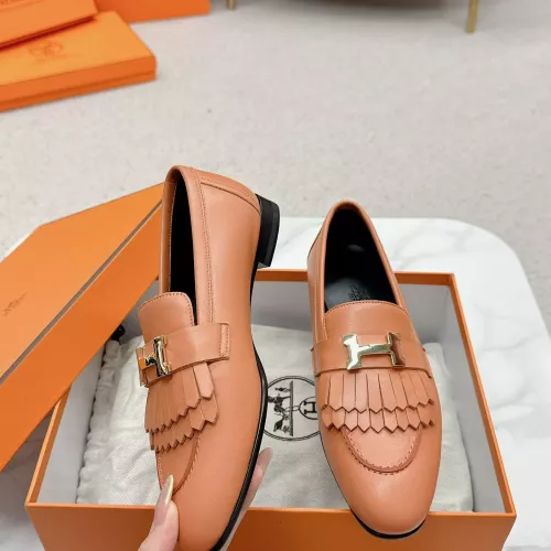 Hermes Leather Shoes For Women #1341262 $125.00 USD, Wholesale Replica Hermes Leather Shoes