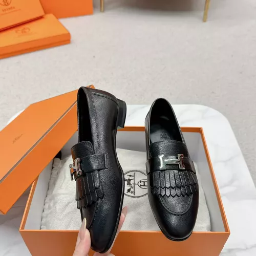Hermes Leather Shoes For Women #1341265 $125.00 USD, Wholesale Replica Hermes Leather Shoes