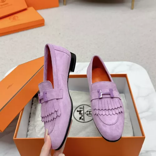 Hermes Leather Shoes For Women #1341266 $125.00 USD, Wholesale Replica Hermes Leather Shoes