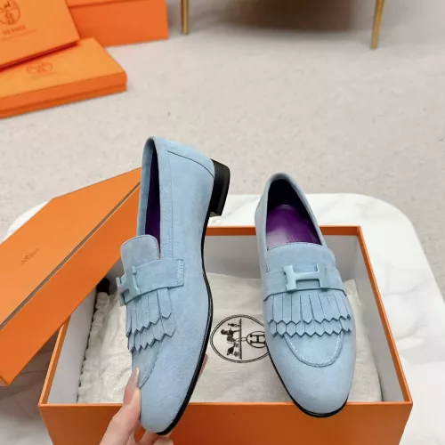 Hermes Leather Shoes For Women #1341268 $125.00 USD, Wholesale Replica Hermes Leather Shoes