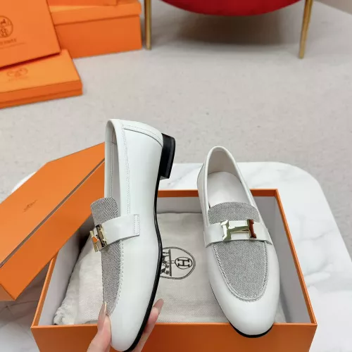 Hermes Leather Shoes For Women #1341271 $125.00 USD, Wholesale Replica Hermes Leather Shoes