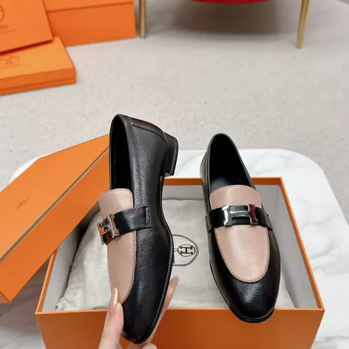Hermes Leather Shoes For Women #1341274 $125.00 USD, Wholesale Replica Hermes Leather Shoes