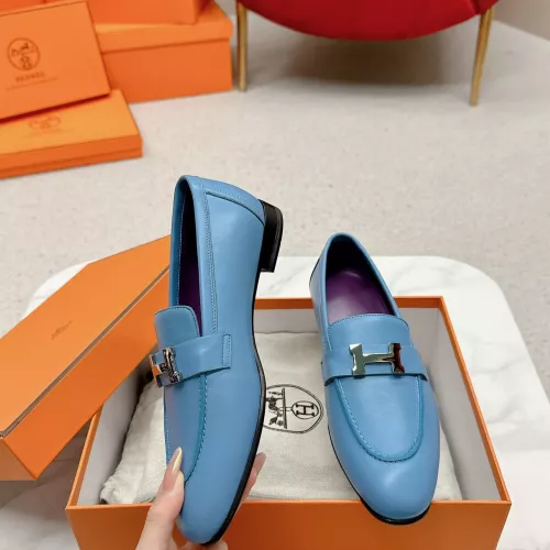 Hermes Leather Shoes For Women #1341277 $125.00 USD, Wholesale Replica Hermes Leather Shoes