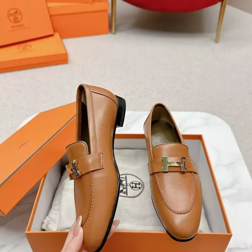 Hermes Leather Shoes For Women #1341278 $125.00 USD, Wholesale Replica Hermes Leather Shoes